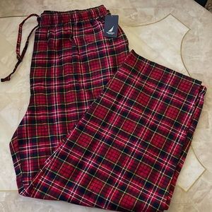 NAUTICA MEN’S LOUNGE PANTS XL CHECKERED